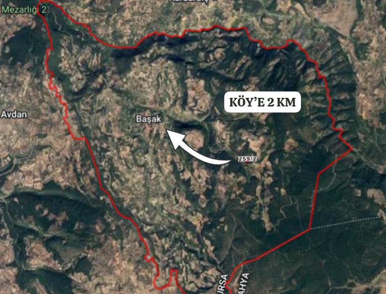 BURSA KELEŞ BAŞAK KÖYÜ’NDE 5.731 M²  TARLA SATILIKTIR - BURSA KELES fotoğraf 4